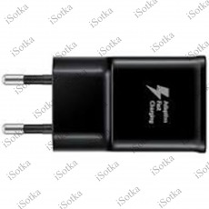 СЗУ Samsung EP-TA20EWE 5v - 2A / 9v - 1.67A (поддерживает быструю зарядку) (черный) copy