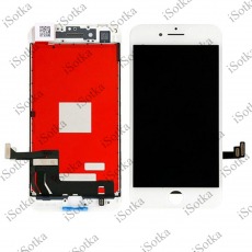 Дисплей для Apple iPhone 8 Plus + тачскрин белый с рамкой (Full LCD Оригинал 100%)