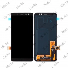 Дисплей для Samsung SM-A530F Galaxy A8 2018 тачскрин черный OEM LCD