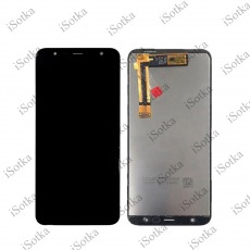 Дисплей для Samsung SM-J600F Galaxy J6 2018 тачскрин черный OEM LCD