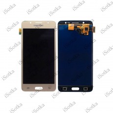 Дисплей для Samsung SM-J510F Galaxy J5 (2016) + тачскрин (золотой) (оригинал NEW)