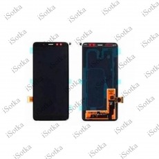 Дисплей для Samsung SM-J810 Galaxy J8 2018 тачскрин черный ААА TFT