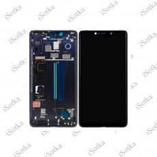Дисплей для Xiaomi Mi 8 Se в рамке + тачскрин (черный) (оригинал)
