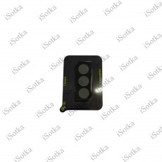 Стекло камеры Samsung SM-G991A Galaxy S21 (черный) (с корпусной частью)