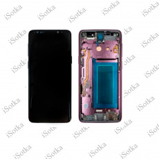Дисплей для Samsung SM-G960F Galaxy S9 в рамке + тачскрин (ультрафиолетовый) (оригинал снятый)