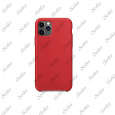 Чехол Apple iPhone 11 Pro Max Leather Case (красный)