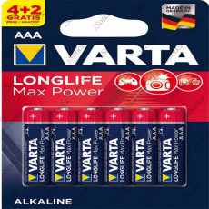 Элемент питания щелочной Varta LONGLIFE Max Power AAA