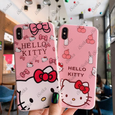 Чехол силикон для iPhone X / Xs Hello Kitty