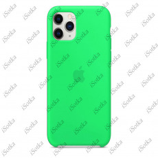 Чехол Apple iPhone 11 Pro Max Silicone Case №1 (мятно-зеленый)