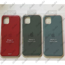 Чехол Apple iPhone 11 Pro Max Silicone Case №15 (Темно-серый)