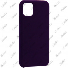 Чехол Apple iPhone 11 Silicone Case (темно-фиолетовый)