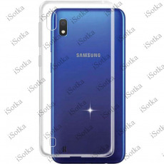 Чехол Samsung A105 Galaxy A10 силикон (прозрачный)