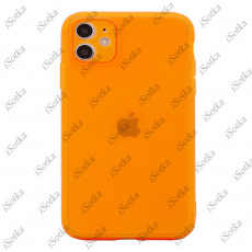 Чехол Apple iPhone 11 Silicone Case №13 (Морковный)