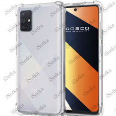 Чехол Samsung A515 Galaxy A51/M40s (прозрачный) силиконовый с усиленными углами