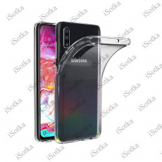 Чехол Samsung A705F Galaxy A70 силикон (прозрачный)