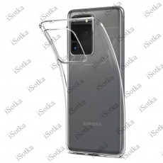 Чехол Samsung G988 Galaxy S20 Ultra силикон (прозрачный)