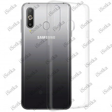 Чехол Samsung Galaxy A8s silicon (прозрачный)