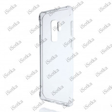 Чехол Samsung Galaxy S9 Plus (прозрачный) силиконовый с усиленными углами