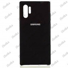 Чехол Samsung Silicone Cover для Galaxy Note 10 Plus (SM-N975F) (черный)