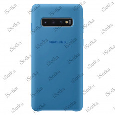 Чехол Samsung Silicone Cover для Galaxy S10 (G973) (синий)