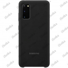 Чехол Samsung Silicone Cover для Galaxy S20 (G980) (черный)