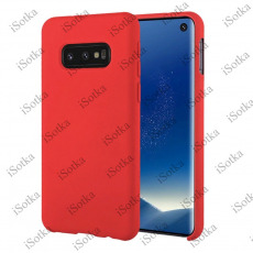 Чехол Samsung Silicone Cover для Galaxy S10e ( SM-G970F) (красный)
