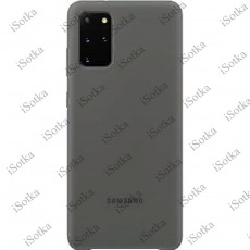 Чехол Samsung Silicone Cover для Galaxy S20 Plus (G985) (темно-серый)