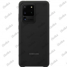 Чехол Samsung Silicone Cover для Galaxy S20 Ultra (SM-G988B) (черный)