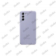 Чехол Samsung Silicone Cover для Galaxy S21 (G991) (Лаванда)
