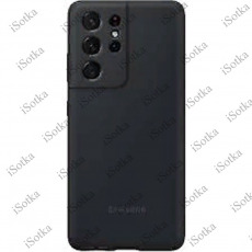 Чехол Samsung Silicone Cover для Galaxy S21 Ultra (G998) (черный)