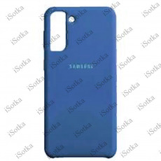 Чехол Samsung Silicone Cover для Galaxy S21 Plus (G996) (темно-синий)