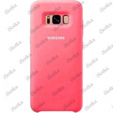 Чехол Samsung Silicone Cover для Galaxy S8 Plus (G955) (розовый)