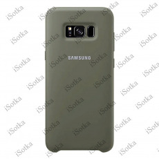Чехол Samsung Silicone Cover для Galaxy S8 Plus (G955) (серый)
