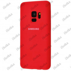 Чехол Samsung Silicone Cover для Galaxy S9 (G960) (красный)