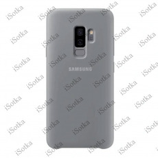 Чехол Samsung Silicone Cover для Galaxy S9 Plus (G965) (серый)