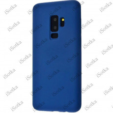 Чехол Samsung Silicone Cover для Galaxy S9 Plus (G965) (синий)