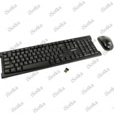 Клавиатура + мышь SmartBuy ONE SBC-116377AG, беспроводной, USB, (черный) (SBC-116377AG-K)