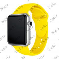 Бампер с ремешком Watch Series 42mm Силиконовый (желтый)