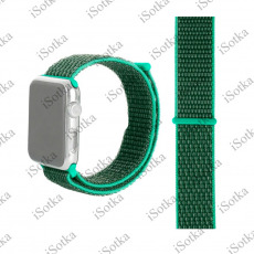Ремешок Apple Watch Series 42mm/44mm/45mm/49mm Nylon (зеленый)