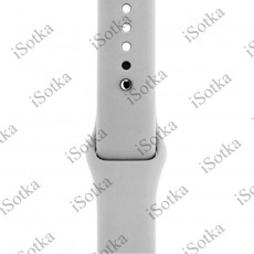Ремешок силиконовый Watch Series 38mm/40mm/41mm (серый) №12
