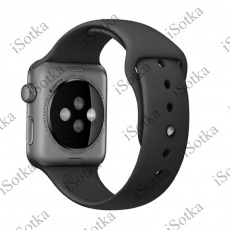 Ремешок монобраслет Apple Watch Series "S" 38mm/40mm (черный)