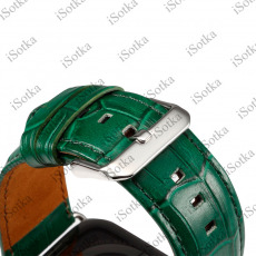 Ремешок Watch Series Woven Leather 38mm/40mm (зеленый)