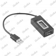 USB-тестер KCX-017 USB/Micro USB (V; A; mAh) (черный)