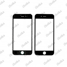 Стекло дисплея + рамка + OCA Apple iPhone 6S (черный) Hi-copy