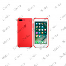 Чехол Apple iPhone 7 Plus / 8 Plus Leather Case (красный)