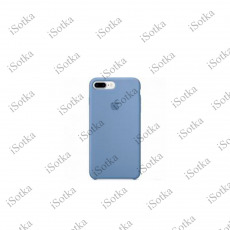 Чехол Apple iPhone 7 / 8 / SE (2020) Leather Case (голубой)