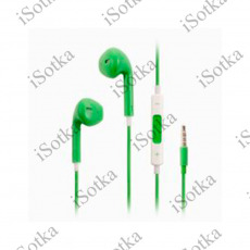 Наушники Apple EarPods 3.5 мм с микрофоном глянцевый (зеленый)