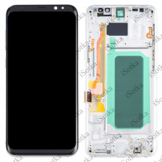 Дисплей для Samsung SM-G950F Galaxy S8 в рамке + тачскрин (Мистический аметист) (оригинал NEW)