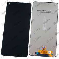 Дисплей для Samsung SM-A217F Galaxy A21s + тачскрин (черный) (оригинал NEW)