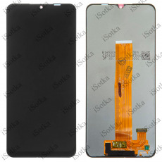 Дисплей для Samsung SM-M127F Galaxy M12 / SM-A022F Galaxy A02 + тачскрин (черный) (оригинал LCD)